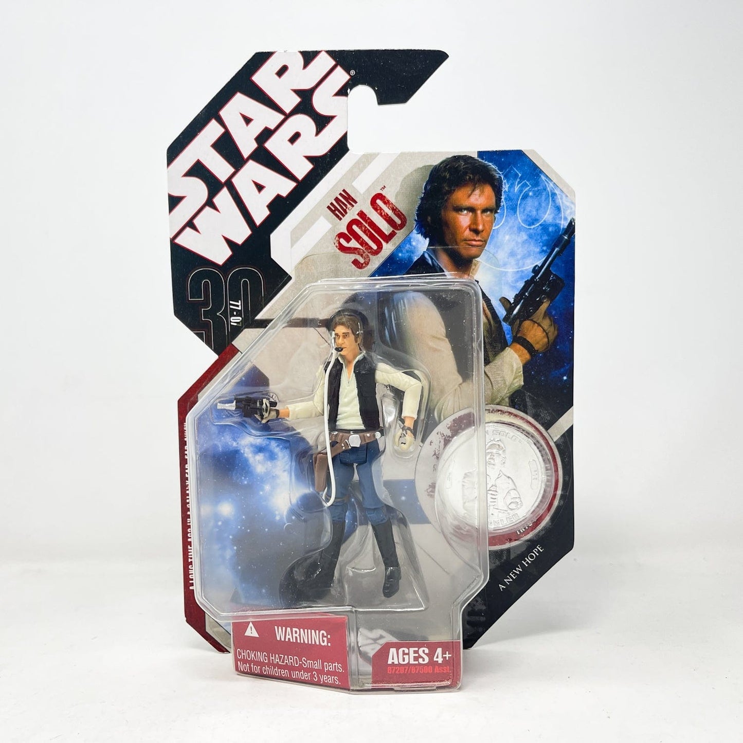 Vintage Hasbro Star Wars Mid MOC Han Solo #11 - Hasbro 30th Anniversary Collection
