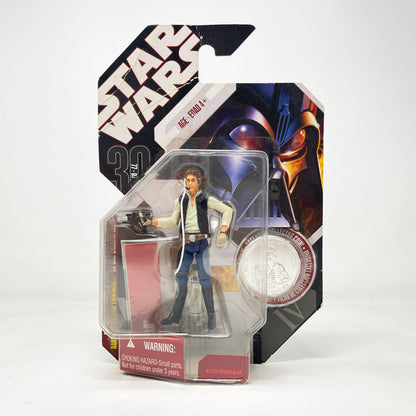 Vintage Hasbro Star Wars Mid MOC Han Solo #11 - Hasbro 30th Anniversary Collection 3.75"