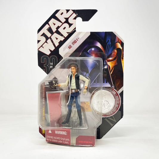 Vintage Hasbro Star Wars Mid MOC Han Solo #11 - Hasbro 30th Anniversary Collection 3.75"