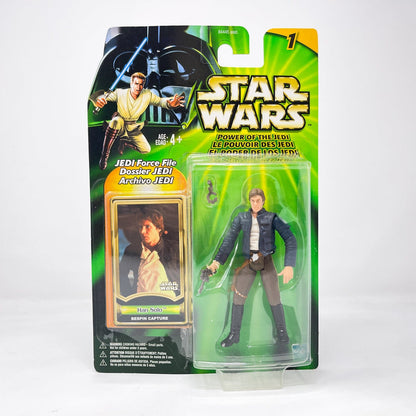 Vintage Hasbro Star Wars Mid MOC Han Solo (Bespin Capture) - Hasbro Power of the Jedi POTJ (2000)