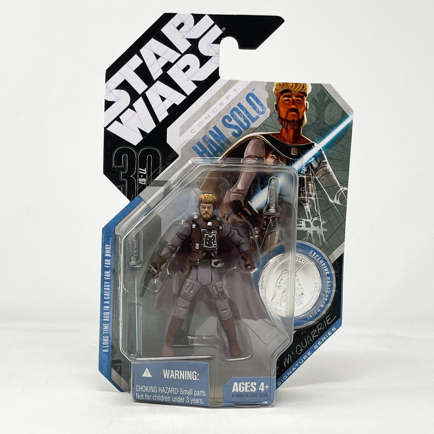 Vintage Hasbro Star Wars Mid MOC Han Solo (Concept) - Hasbro 30th Anniversary Collection