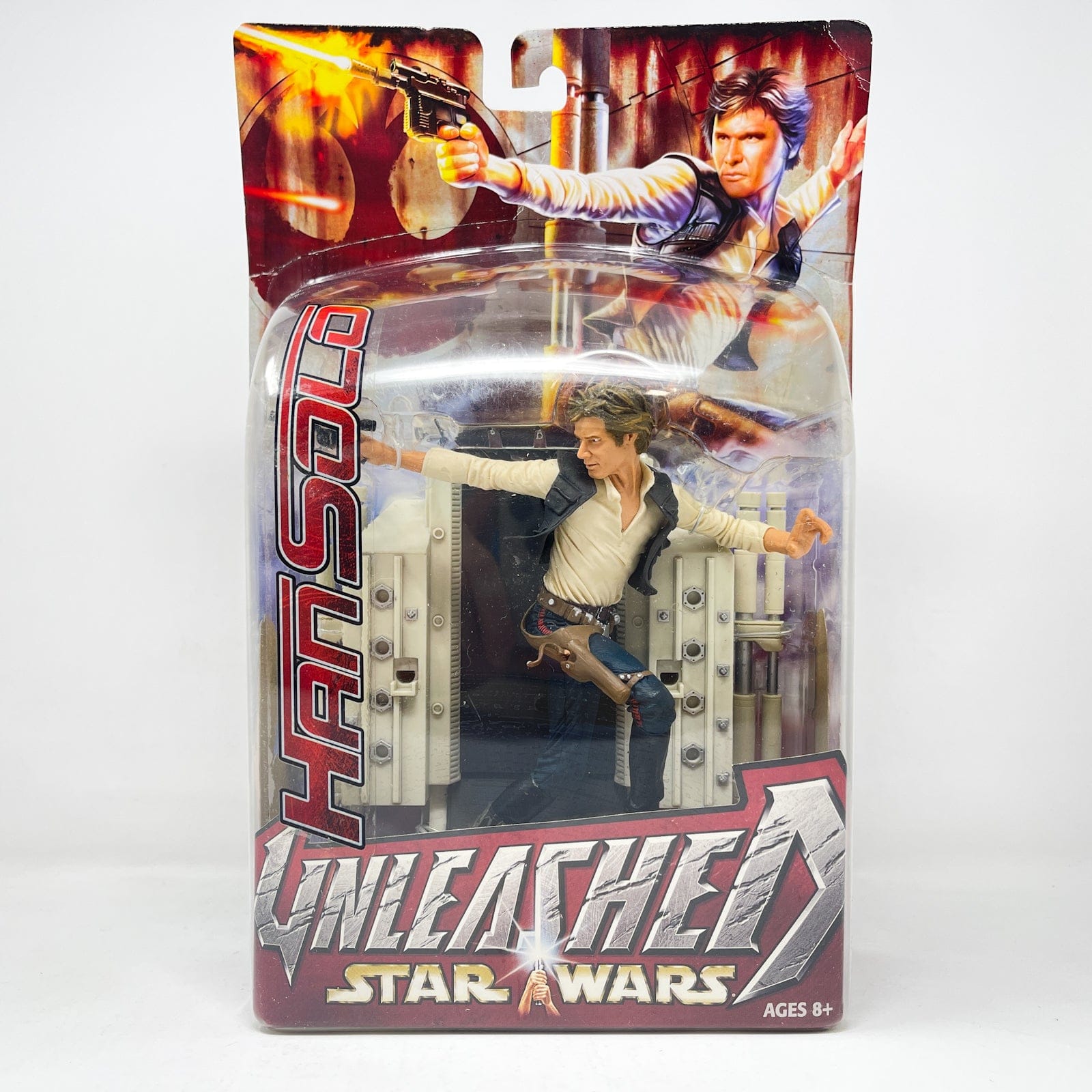 Vintage Hasbro Star Wars Mid MOC Han Solo - Hasbro Unleashed Collection (2003)