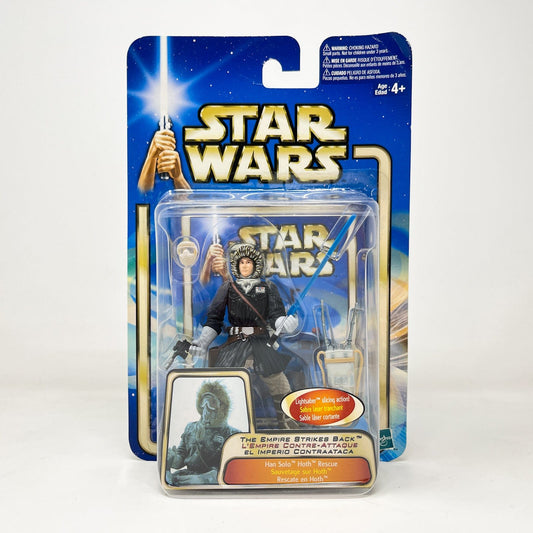 Vintage Hasbro Star Wars Mid MOC Han Solo (Hoth Rescue) #03-13 - Hasbro SAGA Series 3.75"