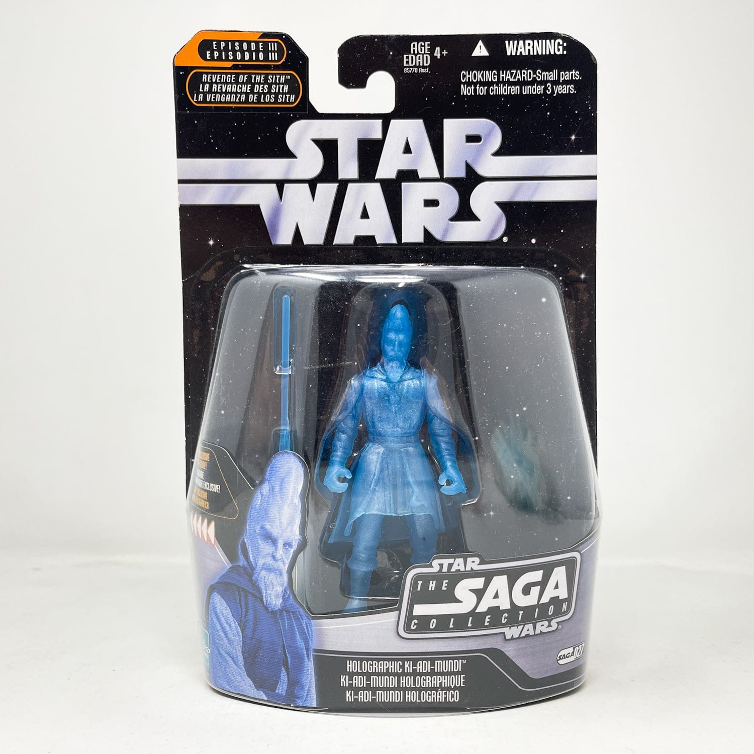 Vintage Hasbro Star Wars Mid MOC Holographic Ki-Adi-Mundi #27 - Hasbro Saga Collection (2006)