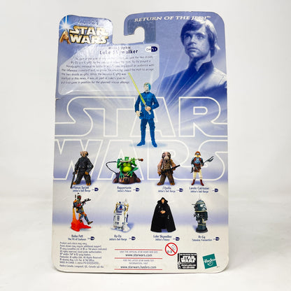 Vintage Hasbro Star Wars Mid MOC Holographic Luke Skywalker (Jabba's Palace) #04-11 - Hasbro SAGA Series 3.75"