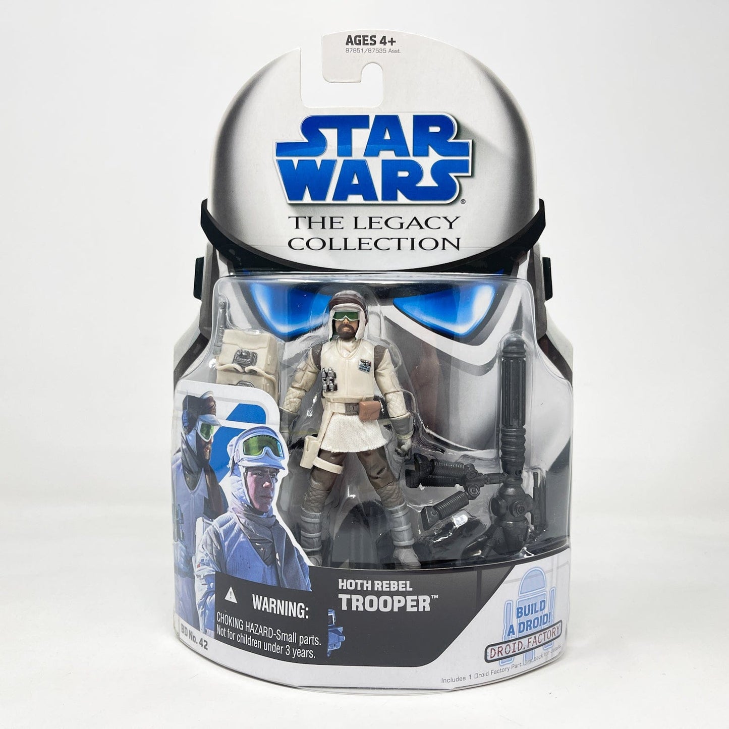 Vintage Hasbro Star Wars Mid MOC Hoth Rebel Trooper  BD 42 - Hasbro Legacy Collection (2009)