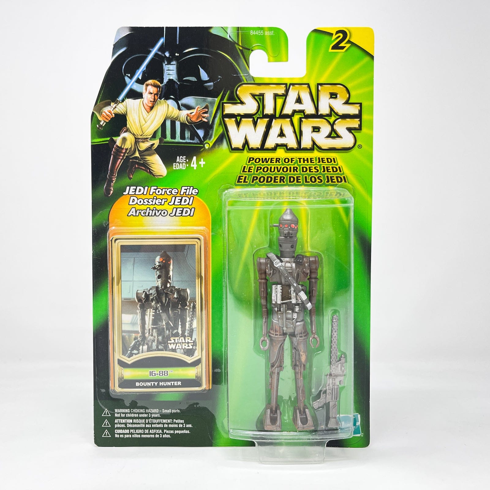 Vintage Hasbro Star Wars Mid MOC IG-88 (Bounty Hunter) - Hasbro Power of the Jedi POTJ (2000)