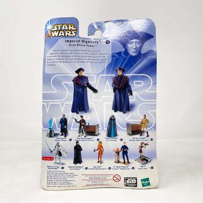 Vintage Hasbro Star Wars Mid MOC Imperial Dignitary Kren Blista-Vinee (Death Star Procession) #03-41 - Hasbro SAGA Series 3.75"