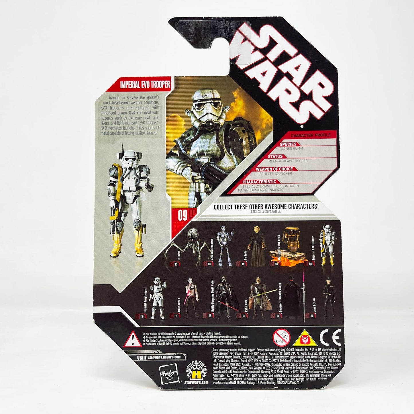 Vintage Hasbro Star Wars Mid MOC Imperial EVO Trooper - Hasbro 30th Anniversary Collection 3.75"