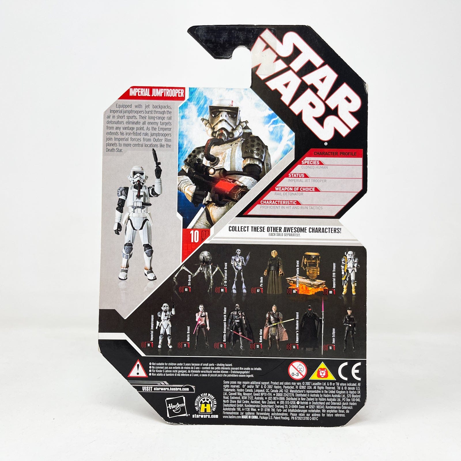 Vintage Hasbro Star Wars Mid MOC Imperial Jumptrooper #10 - Hasbro 30th Anniversary Collection 3.75"