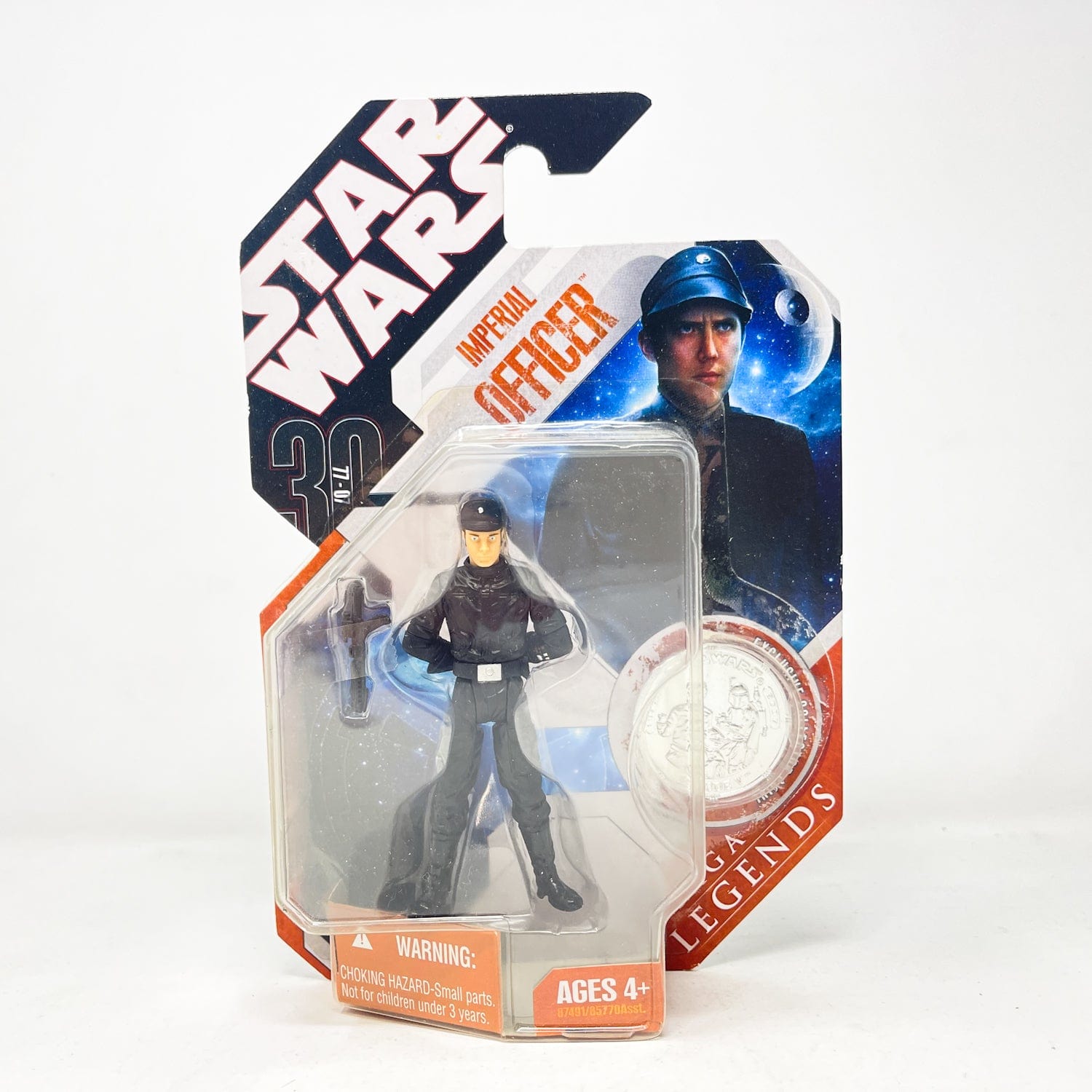 Vintage Hasbro Star Wars Mid MOC Imperial Officer (2007) - Hasbro Saga Legends - 30th Anniversary Collection