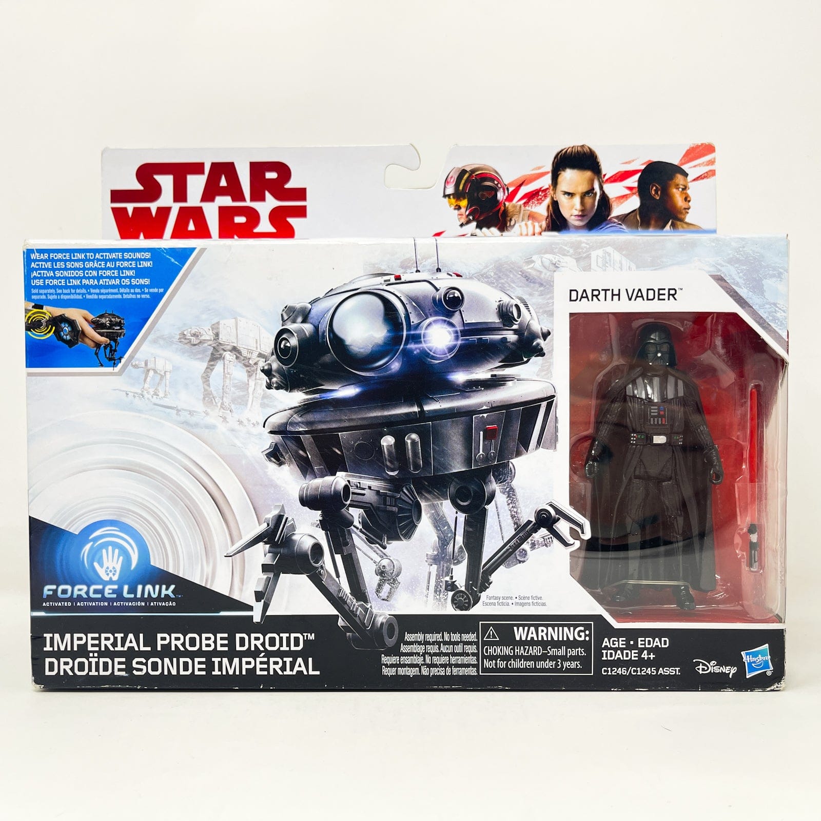 Star Wars Imperial Probe Droid with Darth Vader – Hasbro Force Link 3. ...