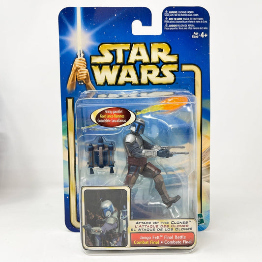 Vintage Hasbro Star Wars Mid MOC Jango Fett (Final Battle) #02-31 - Hasbro SAGA Series 3.75"