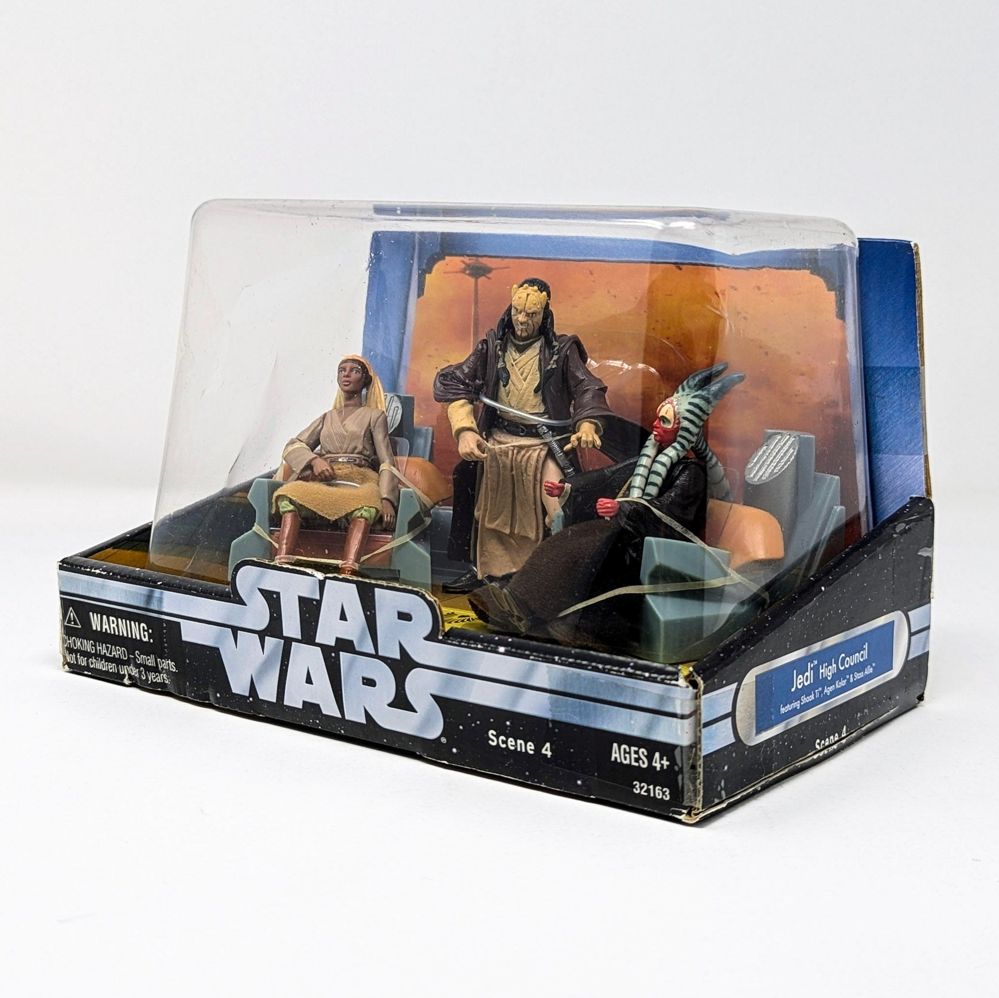 Jedi High Council Scene 4 (AOTC) - Shaak Ti - Agen Kolar - Stass Allie -  Hasbro Original Trilogy Collection Boxed Set 2004