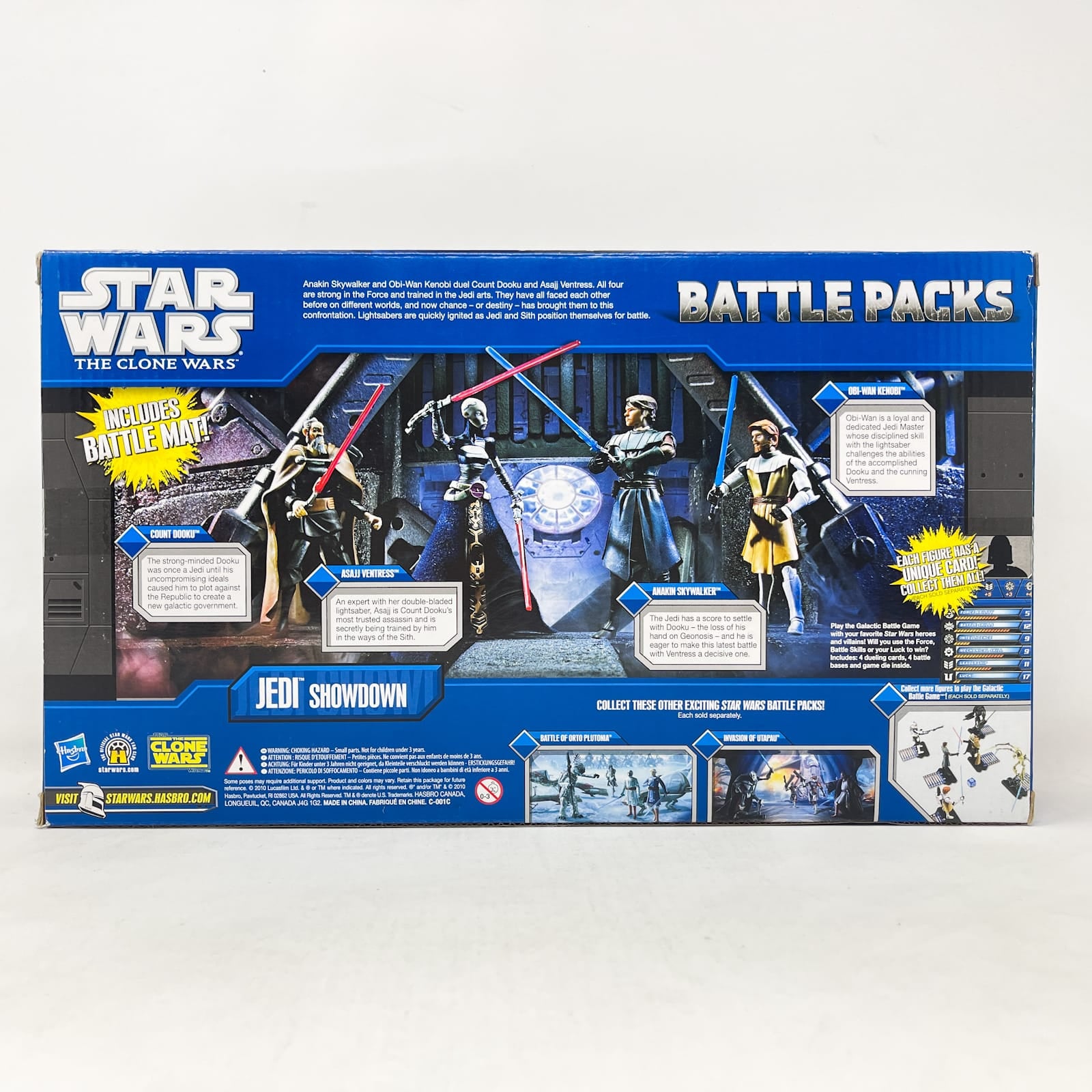 Vintage Hasbro Star Wars Mid MOC Jedi Showdown Battle Pack – Hasbro Star Wars The Clone Wars (2010)