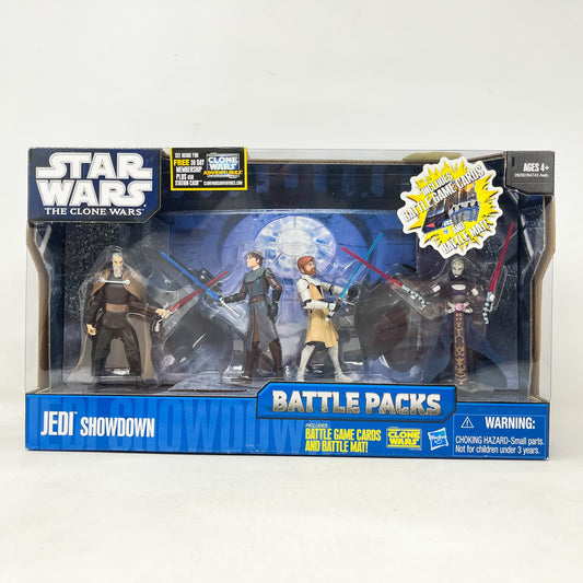 Vintage Hasbro Star Wars Mid MOC Jedi Showdown Battle Pack – Hasbro Star Wars The Clone Wars (2010)