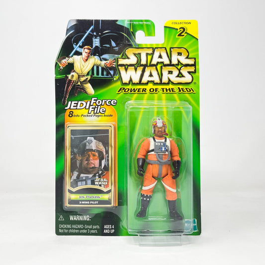 Vintage Hasbro Star Wars Mid MOC Jek Porkins (X-Wing Pilot) - Hasbro Power of the Jedi POTJ (2000)