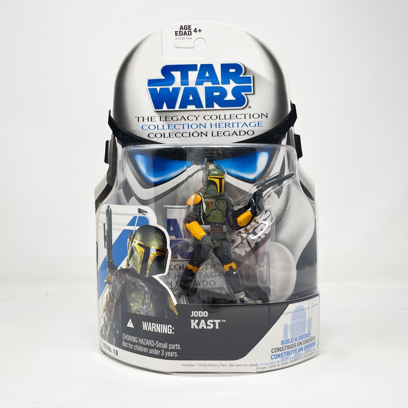 Vintage Hasbro Star Wars Mid MOC Jodo Kast BD 18 - Hasbro Legacy Collection (2008)