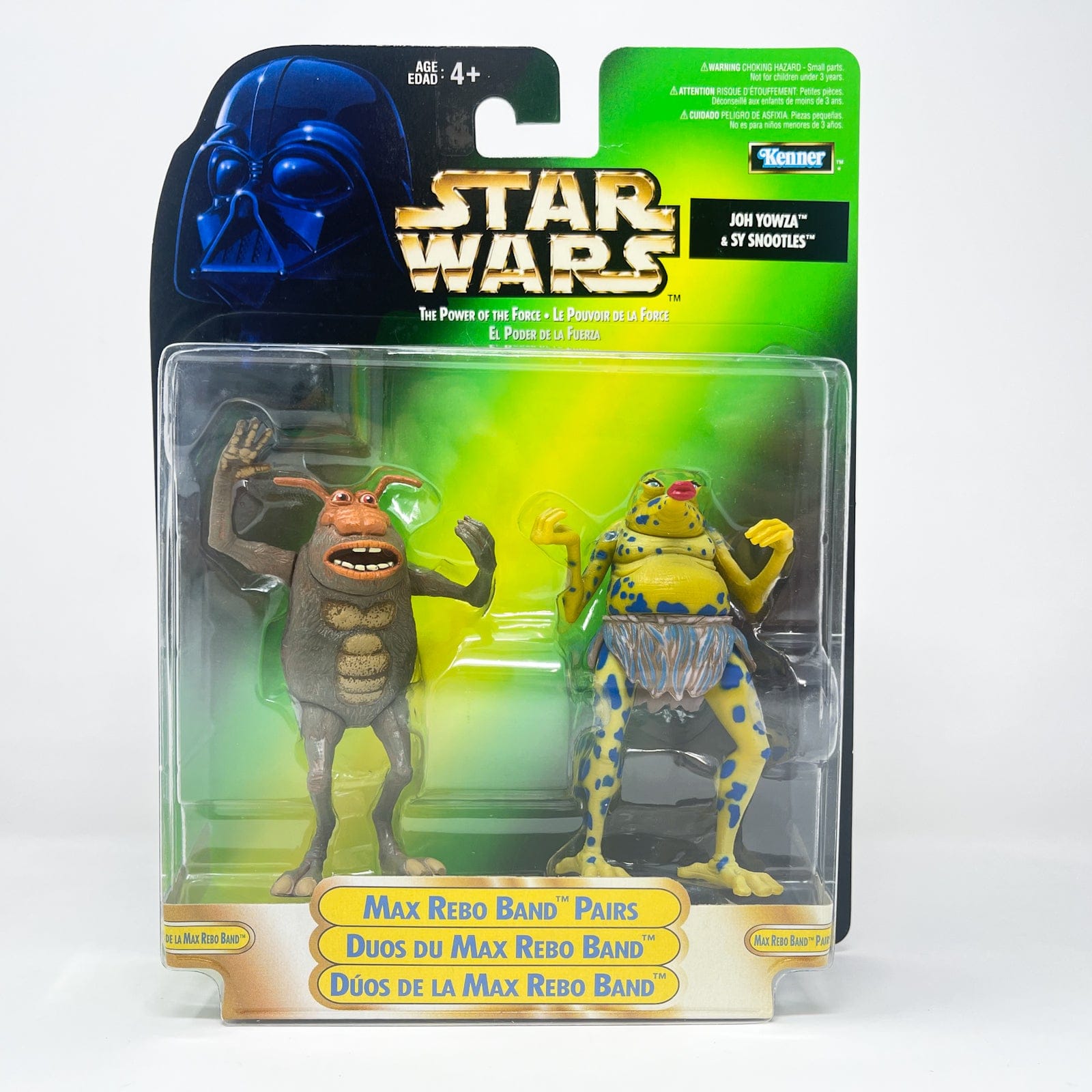 Vintage Hasbro Star Wars Mid MOC Joh Yowza & Sy Snootles (Max Rebo Band Pairs) - Kenner 1998 Power of the Force (POTF2) Star Wars Action Figure Set