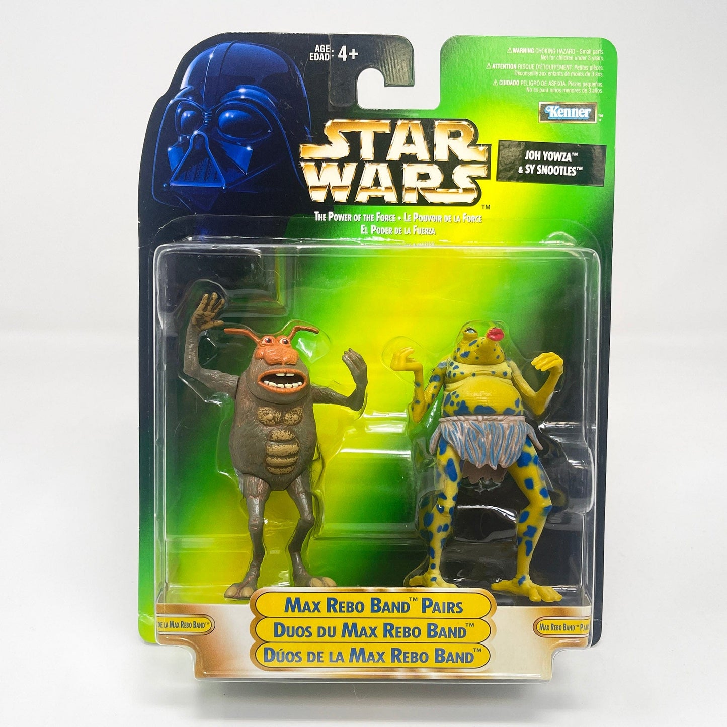 Vintage Hasbro Star Wars Mid MOC Joh Yowza & Sy Snootles (Max Rebo Band Pairs) - Kenner 1998 Power of the Force (POTF2) Star Wars Action Figure Set