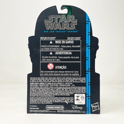 Vintage Hasbro Star Wars Mid MOC Jon Dutch Vander #10 - Hasbro 3.75" Black Series Blue Line (2015)