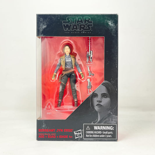 Vintage Hasbro Star Wars Mid MOC Jyn Erso - Hasbro Black Series 3.75" Walmart (2016)