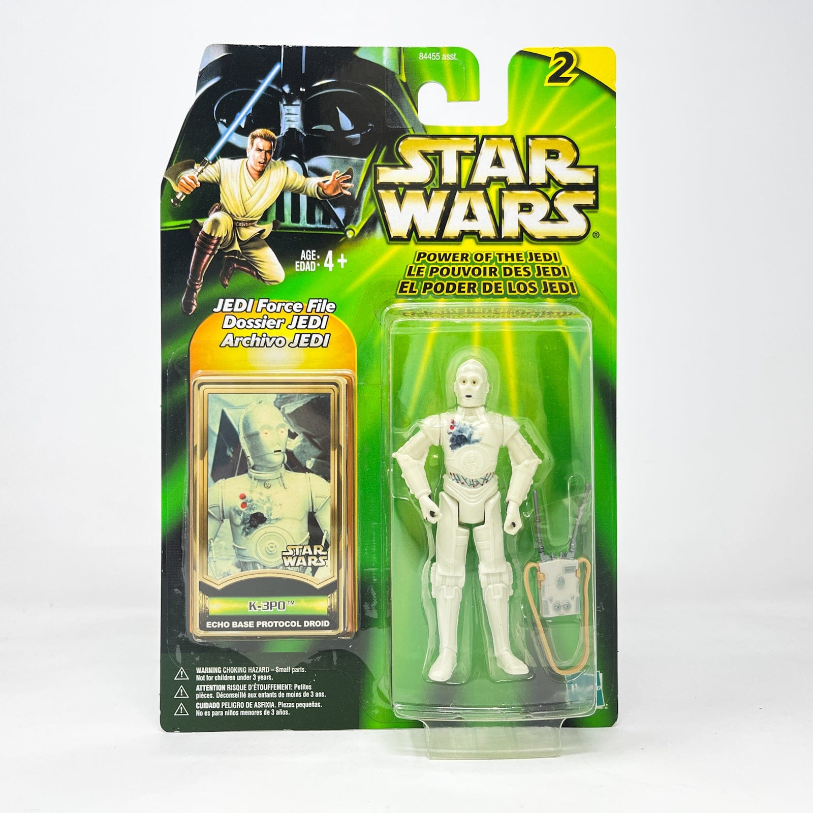 Vintage Hasbro Star Wars Mid MOC K-3PO (Echo Base Protocol Droid) - Hasbro Power of the Jedi POTJ (2000)