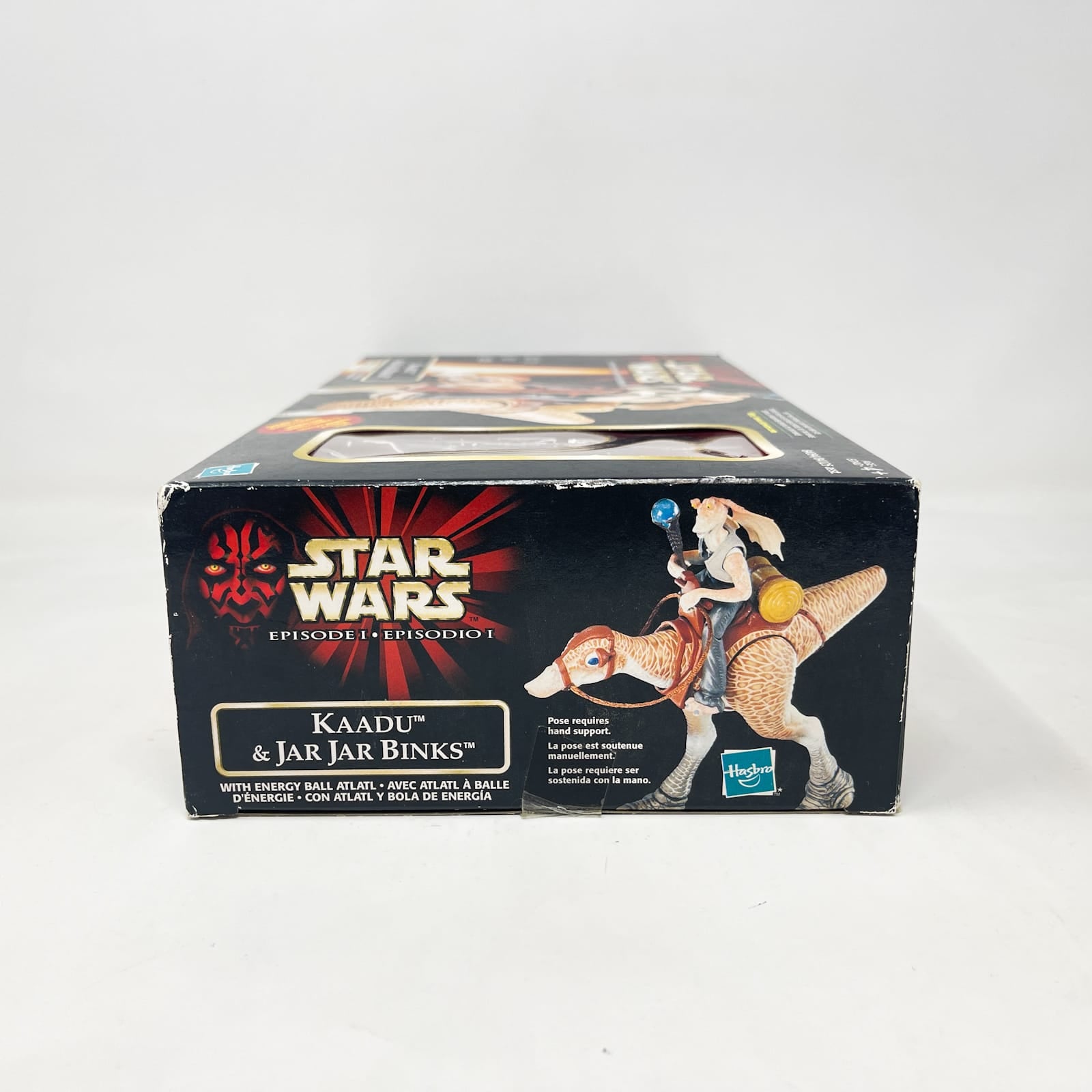 Vintage Hasbro Star Wars Mid MOC Kaadu & Jar Jar Binks - Hasbro The Phantom Menace (1999)