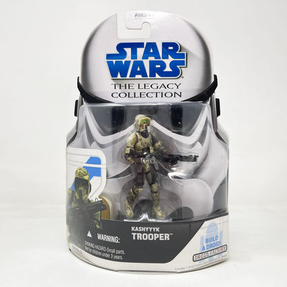 Vintage Hasbro Star Wars Mid MOC Kashyyyk Trooper - Camo (GH 2) 2008 - Hasbro Legacy Collection Star Wars Action Figure