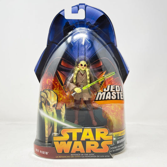 Vintage Hasbro Star Wars Mid MOC Kit Fisto (Jedi Master) #22 - Hasbro ROTS 2005