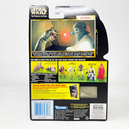 Vintage Hasbro Star Wars Mid MOC Lak Sivrak (with Blaster Pistol and Vibro-Blade) - Hasbro Star Wars Power of the Force (1998)