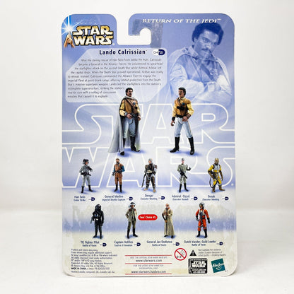 Vintage Hasbro Star Wars Mid MOC Lando Calrissian (Death Star Attack) #04-21 - Hasbro SAGA Series 3.75"