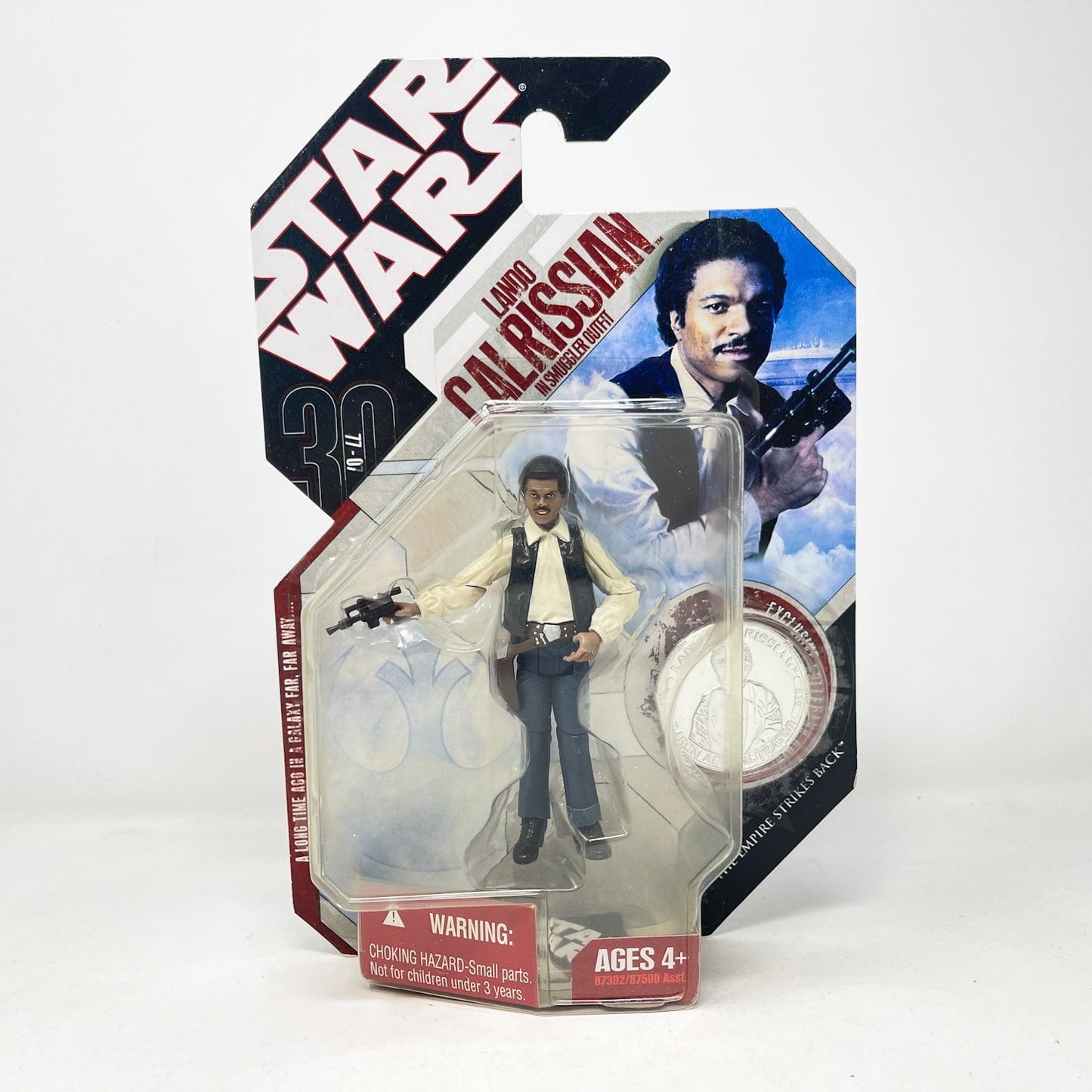 Vintage Hasbro Star Wars Mid MOC Lando Calrissian (Smuggler Outfit) #39 - Hasbro 30th Anniversary Collection