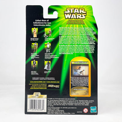 Vintage Hasbro Star Wars Mid MOC Leia Organa (Bespin Escape) - Hasbro Power of the Jedi POTJ (2001)