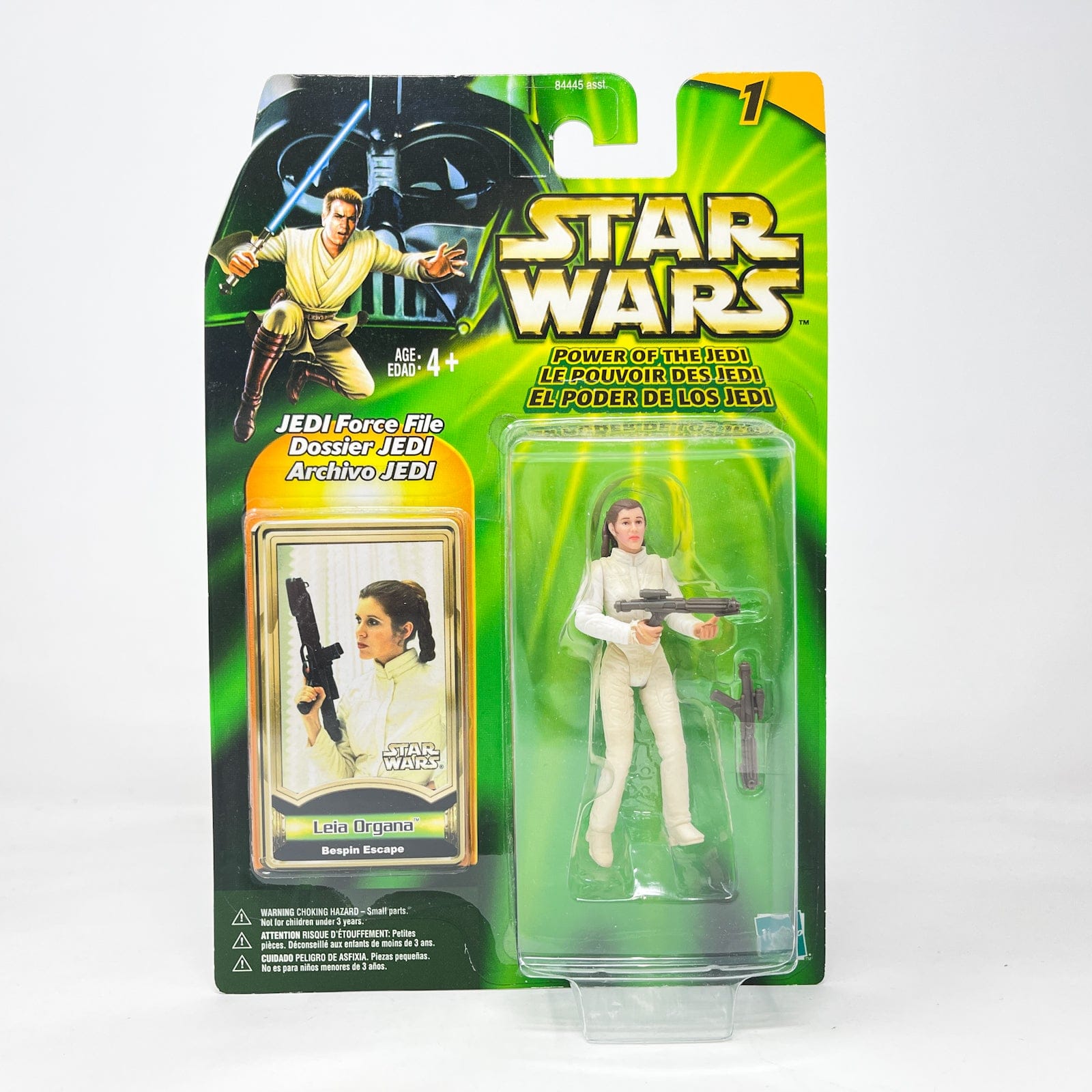Vintage Hasbro Star Wars Mid MOC Leia Organa (Bespin Escape) - Hasbro Power of the Jedi POTJ (2001)