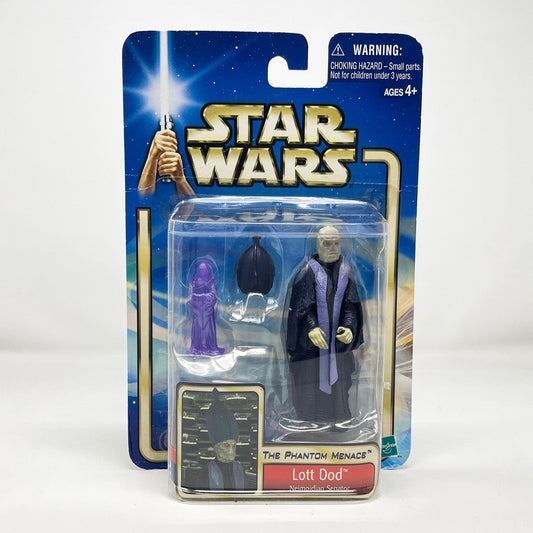 Vintage Hasbro Star Wars Mid MOC Lott Dodd Neimoidian Senator - Hasbro Star Wars 3.75" Saga figure