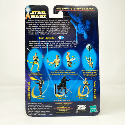 Vintage Hasbro Star Wars Mid MOC Luke Skywalker (Bespin Duel) #02-29 - Hasbro SAGA Series 3.75"