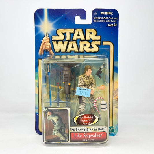 Vintage Hasbro Star Wars Mid MOC Luke Skywalker (Bespin Duel) #02-29 - Hasbro SAGA Series 3.75"