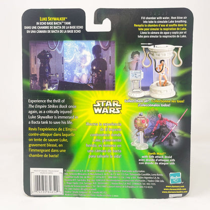 Vintage Hasbro Star Wars Mid MOC Luke Skywalker in Echo Base Bacta Chamber - Hasbro Power of the Jedi (POTJ)