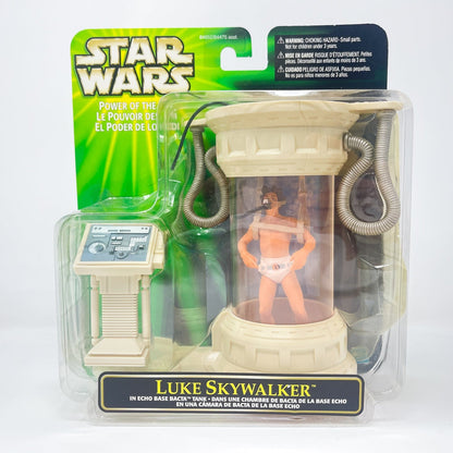 Vintage Hasbro Star Wars Mid MOC Luke Skywalker in Echo Base Bacta Chamber - Hasbro Power of the Jedi (POTJ)