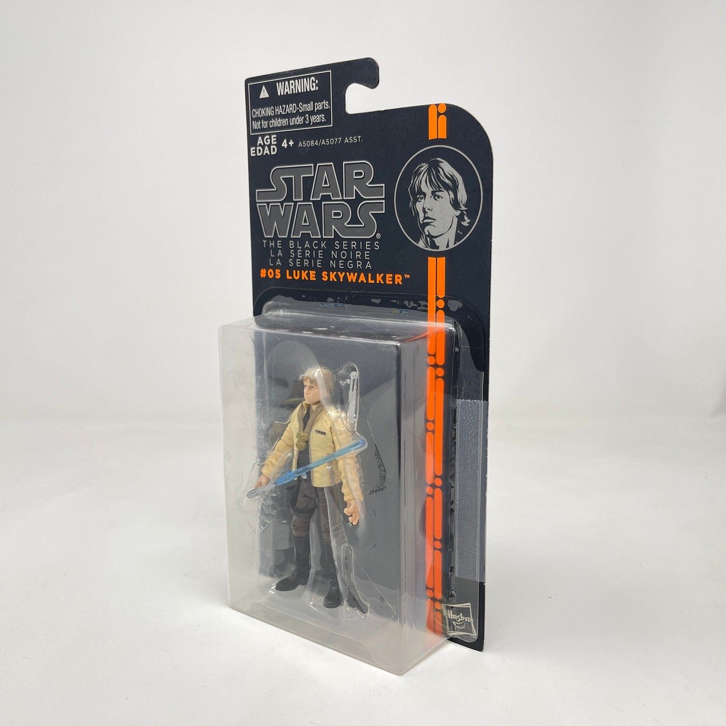 Vintage Hasbro Star Wars Mid MOC Luke Skywalker (Orange Line) #05 - Hasbro 2013 3.75" Black Series Star Wars Action Figure