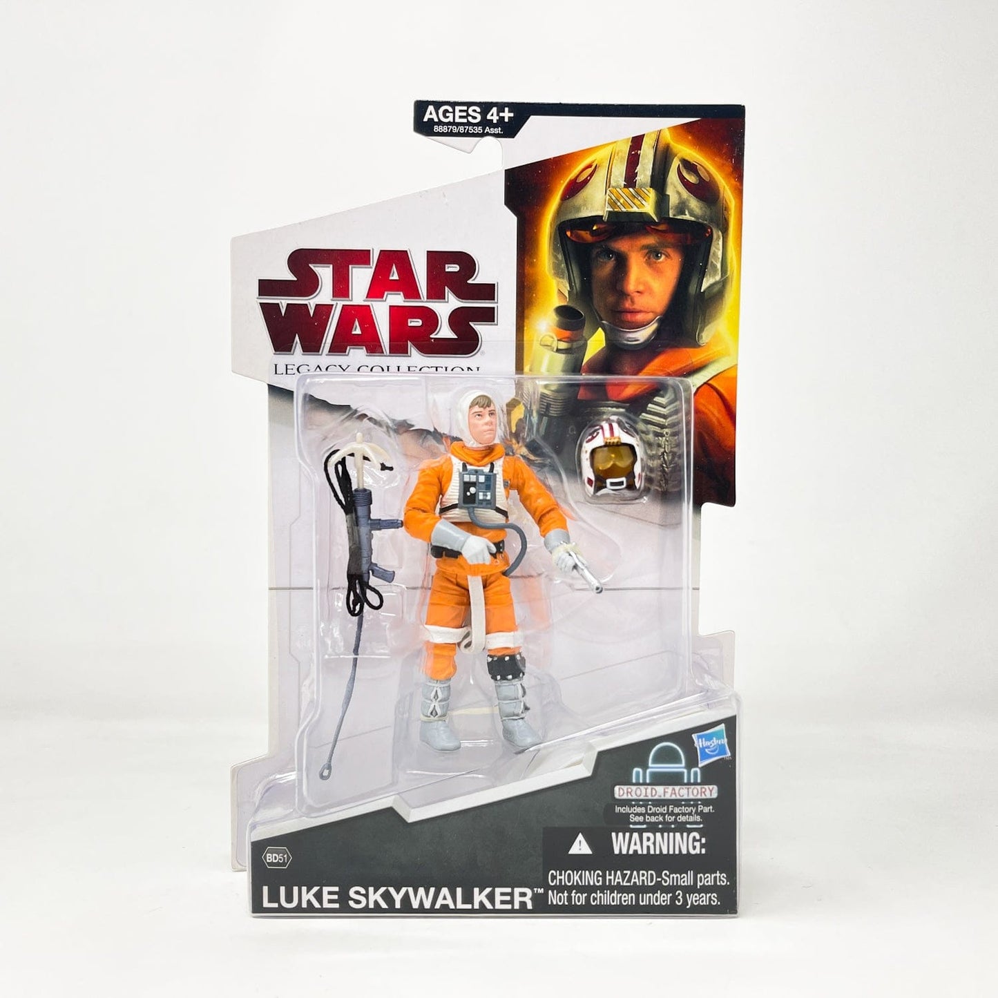 Vintage Hasbro Star Wars Mid MOC Luke Skywalker (Snowspeeder) BD51 - Hasbro Legacy Collection 3.75"