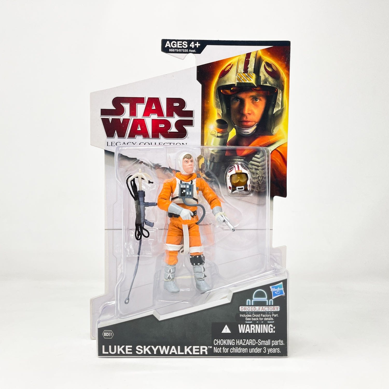 Vintage Hasbro Star Wars Mid MOC Luke Skywalker (Snowspeeder) BD51 - Hasbro Legacy Collection 3.75"