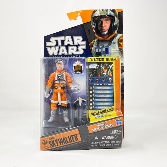 Vintage Hasbro Star Wars Mid MOC Luke Skywalker - Snowspeeder Pilot (SL 21) - Hasbro Saga Legends 2010 Star Wars Action Figure