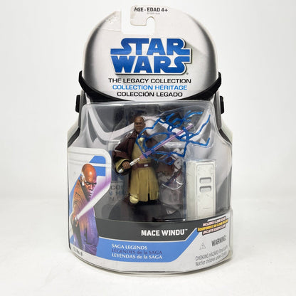 Vintage Hasbro Star Wars Mid MOC Mace Windu #6 - Hasbro Saga Legends - 30th Anniversary Collection