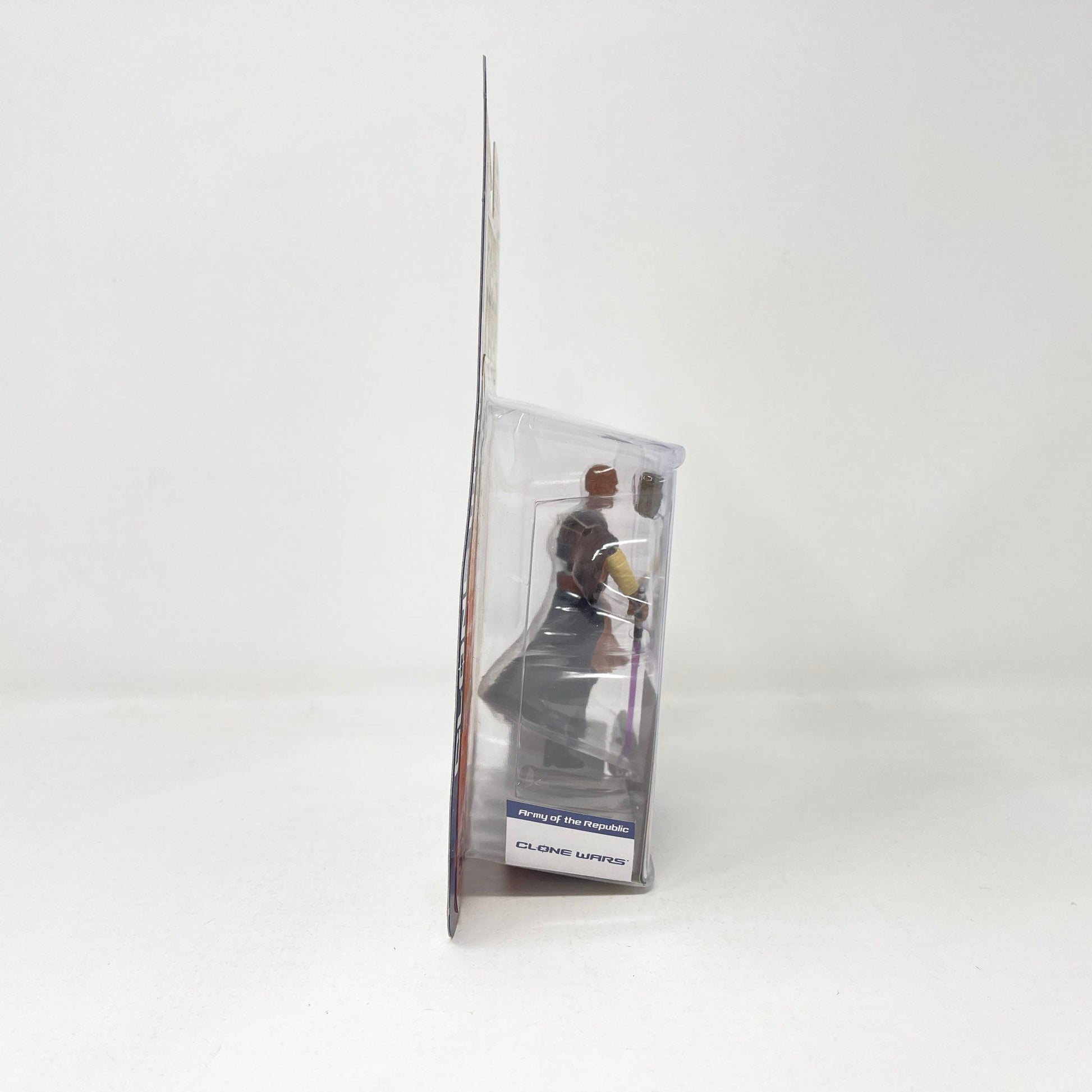 Vintage Hasbro Star Wars Mid MOC Mace Windu - General of the Republic Army 03-48 (2003) - SAGA Clone Wars MOC