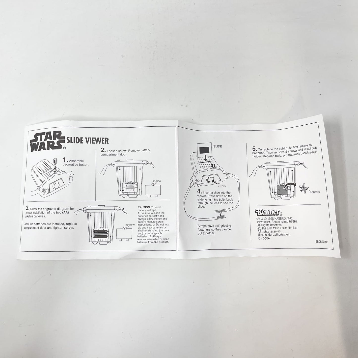 Vintage Hasbro Star Wars Mid MOC Macrobinoculars Freeze Frame Slide Viewer Mail Away   – Hasbro Star Wars Power of the Force (1998))