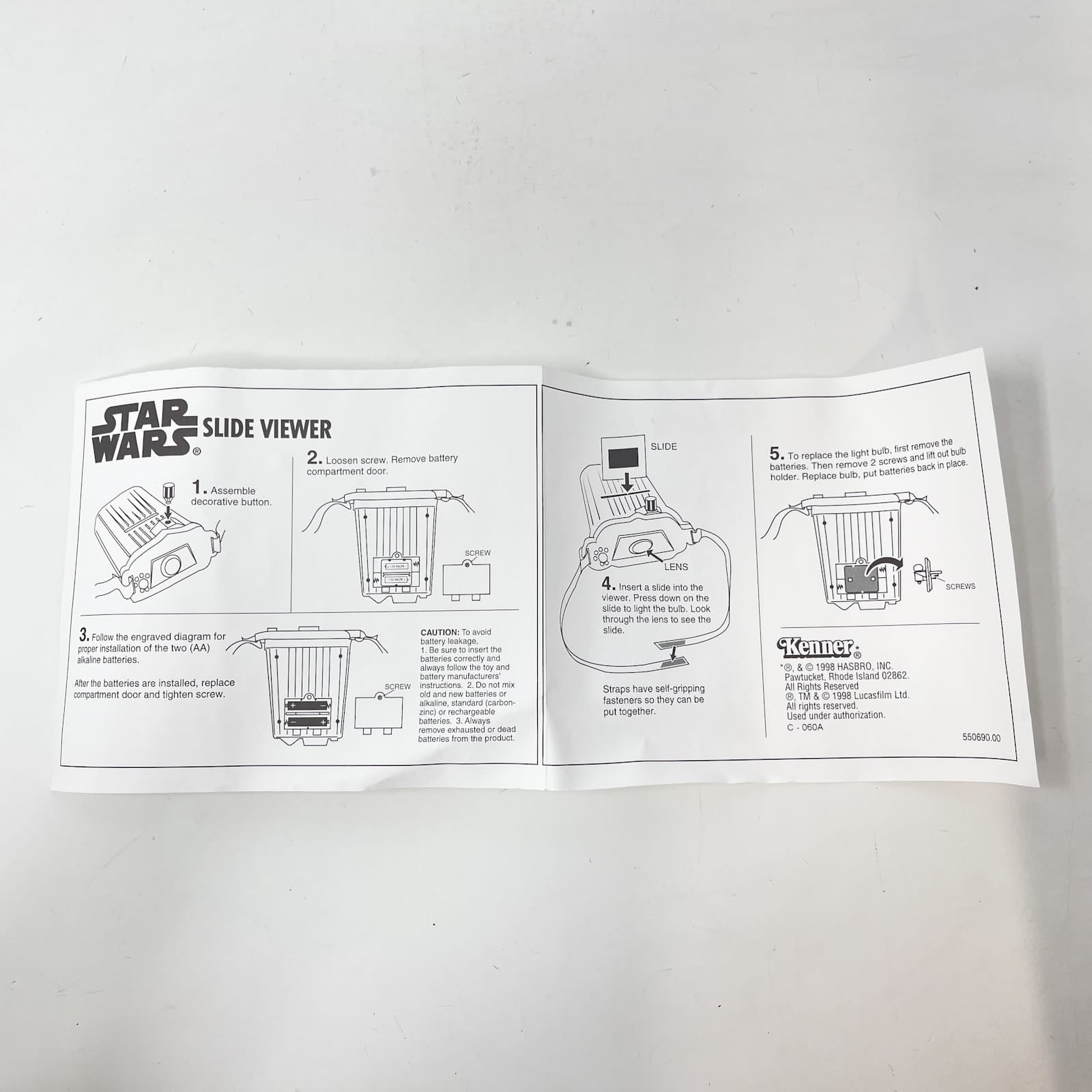 Vintage Hasbro Star Wars Mid MOC Macrobinoculars Freeze Frame Slide Viewer Mail Away   – Hasbro Star Wars Power of the Force (1998))