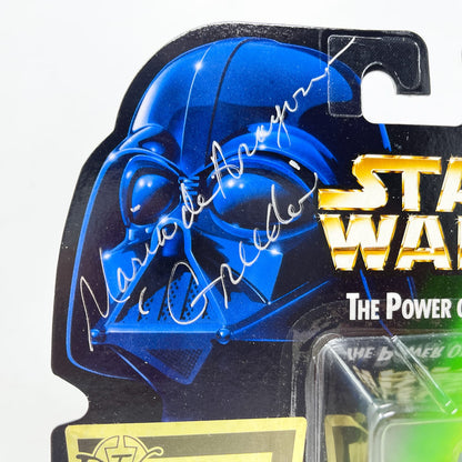 Vintage Hasbro Star Wars Mid MOC Maria De Aragon Autograph Greedo - Kenner 1996 Power of the Force (POTF2)