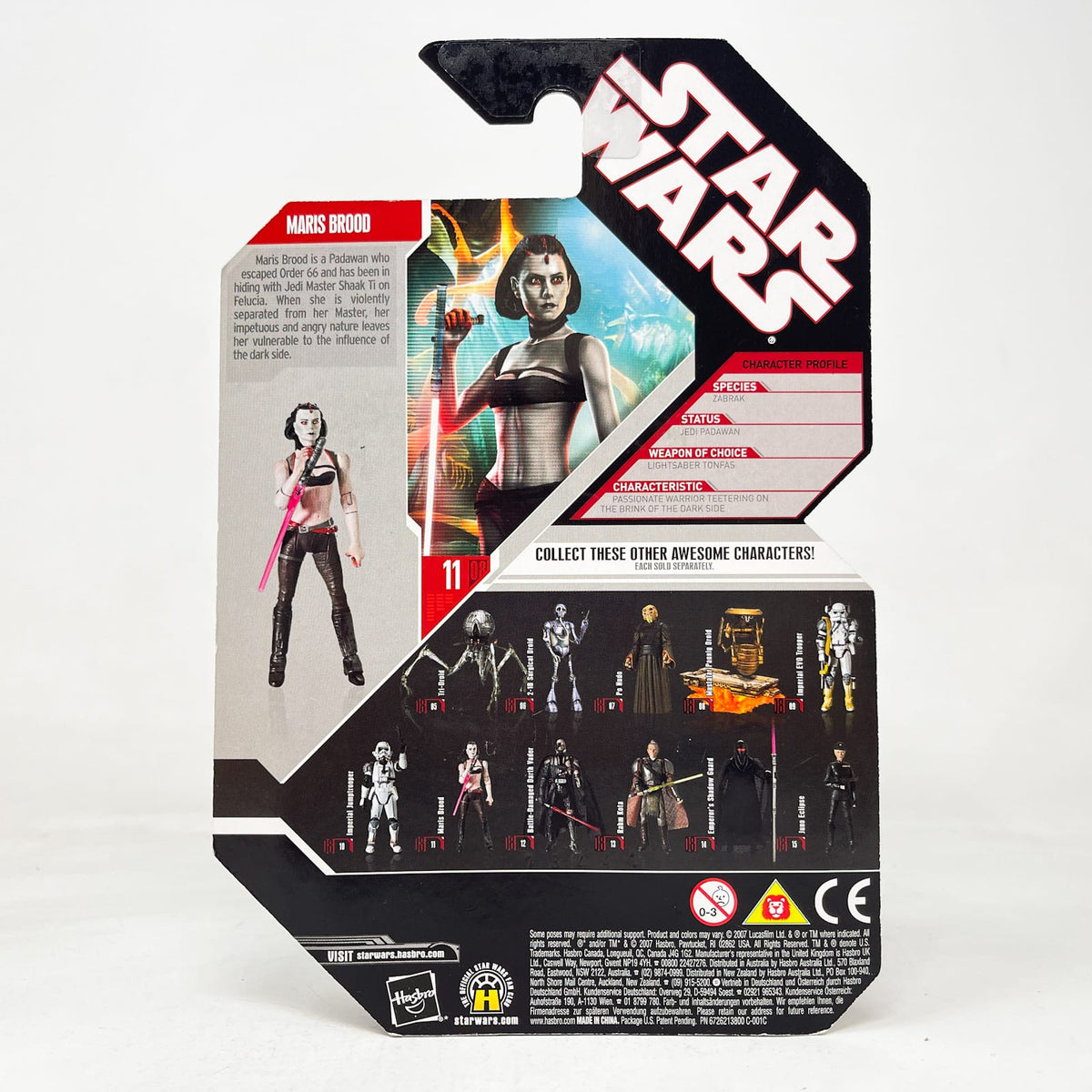 Vintage Hasbro Star Wars Mid MOC Maris Brood #11  Gold Coin - Hasbro 30th Anniversary Collection 3.75"